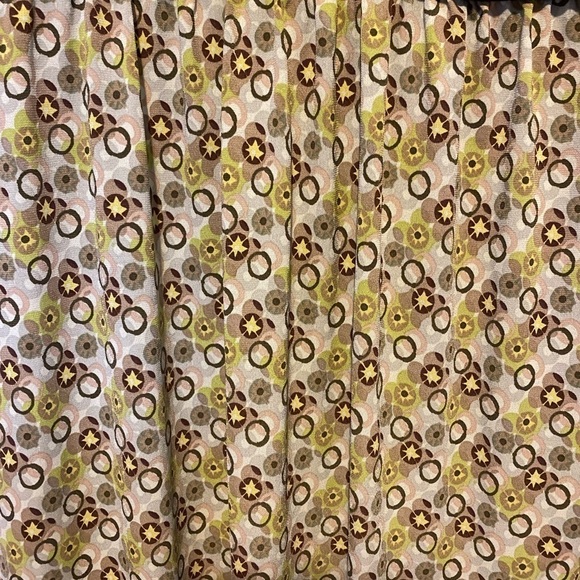 Connected Apparel 70’s Inspired retro green patterned women’s dress size 12 - Picture 9 of 12